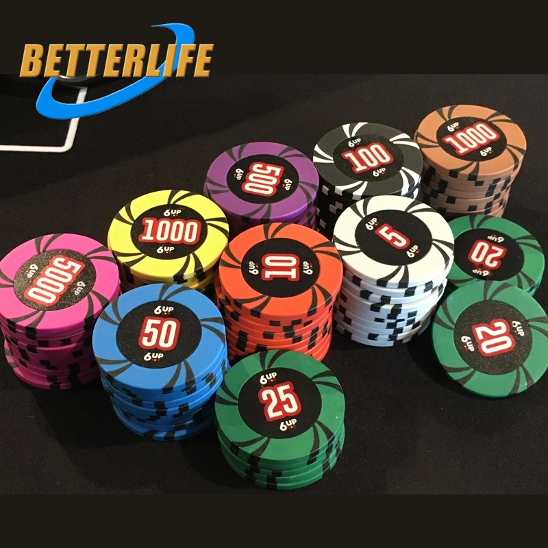 Wholesale Ceramic Poker Chips for Sublimation Hot Selling Ept Ceramic Poker Chips High Quality Custom Ceramic Poker Chips Jetton