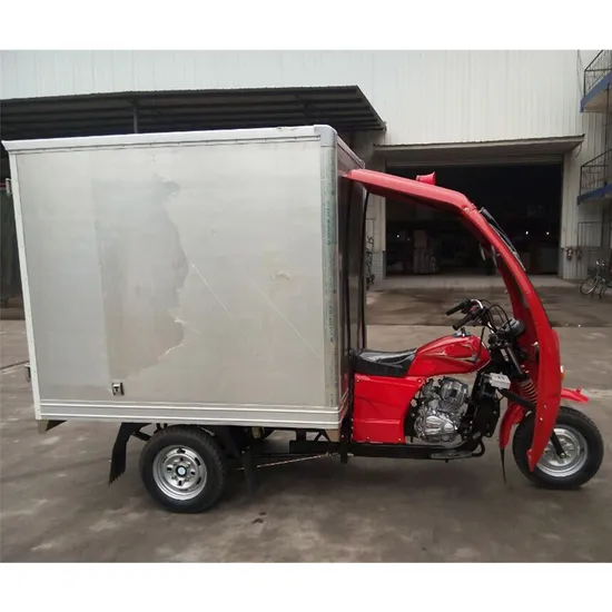 세 바퀴가 달린 전기 위생 세발자전거